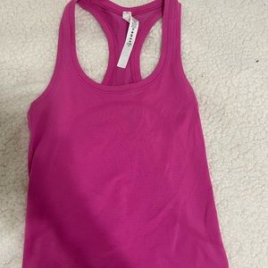 lululemon size 2 hot pink swiftly tech tank top